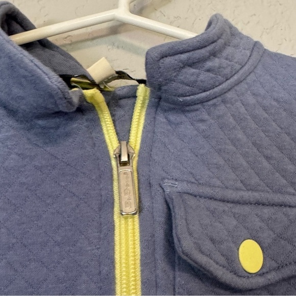 Kid's Ben Sherman Quilted Blue & Yellow Vest - Picture 3 of 9